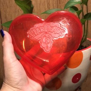 WARHEADS HEART STORAGE CONTAINER